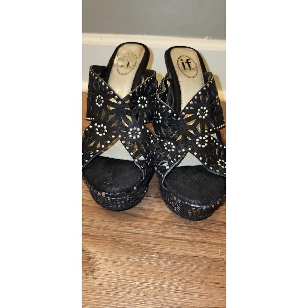 If Carini Wedge Sandals
